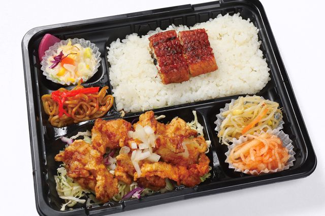 焼肉弁当からいや-ユーリンチ×うなぎ弁当（OU）