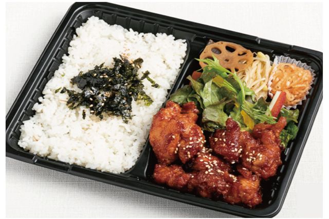 焼肉弁当からいや-ヤンニョムチキン弁当（D）
