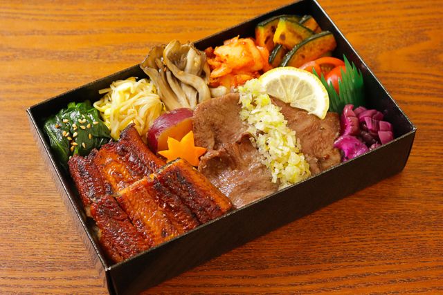 一塊之肉（香川店）-【ダブル盛り】鰻蒲焼＆塩ダレ牛タン飯