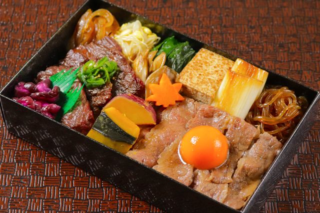 一枚之肉（香川店）-黒毛和牛すき焼きとハラミ焼肉特撰重