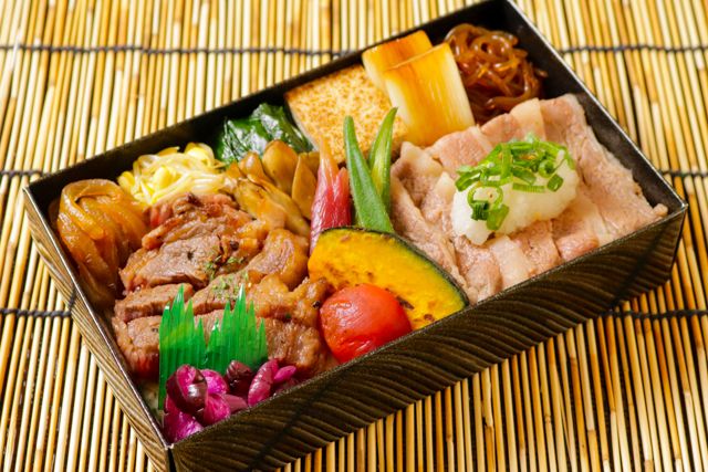 一枚之肉（香川店）-【夏季限定】黒毛和牛夏野菜おろし牛しゃぶと牛ステーキ極重
