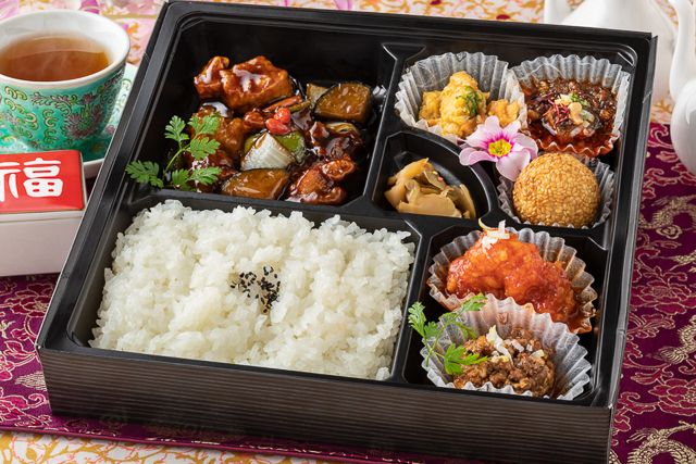 熊猫軒（本店）-特パンダ弁当（香醋酢豚）