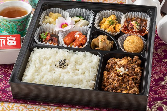 熊猫軒（本店）-熊猫弁当（麻婆豆腐）