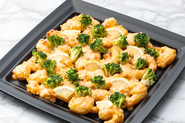 ビュッフェキング（名古屋店）-エビとブロッコリーのマヨネーズソース