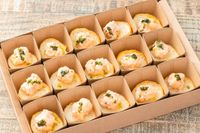 フィンガーフード14品＋極上握り寿司45貫 握り寿司付き彩紙箱 SUSHISAKURA