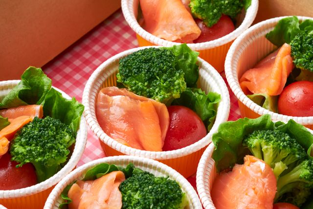 スモークサーモンサラダ