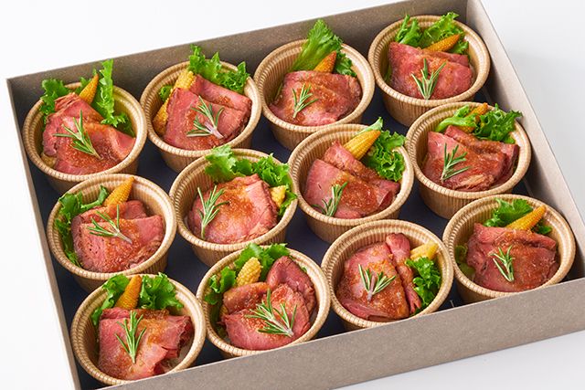 JINBO MINAMI AOYAMA ケータリング（名古屋店）-国産牛の贅沢ローストビーフ～シャリアピンソース仕立て～