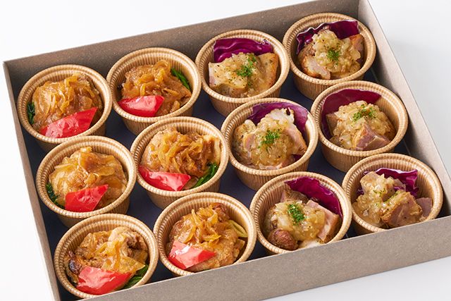 JINBO MINAMI AOYAMA ケータリング（名古屋店）-カルネ ミスト デュエ（和風スペアリブ＆黒酢香るポークジンジャー）