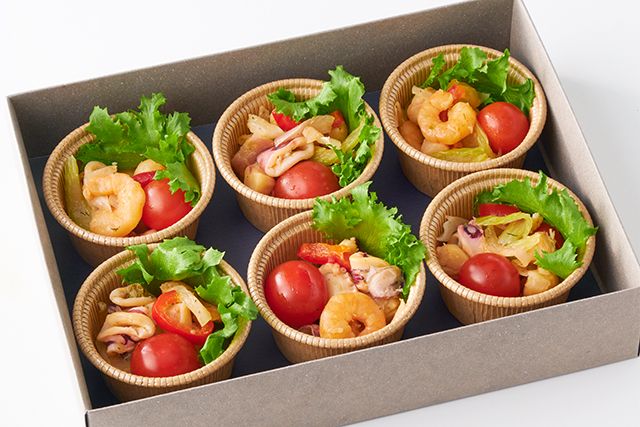 魚介と野菜のマリネ～ハーブの香り～