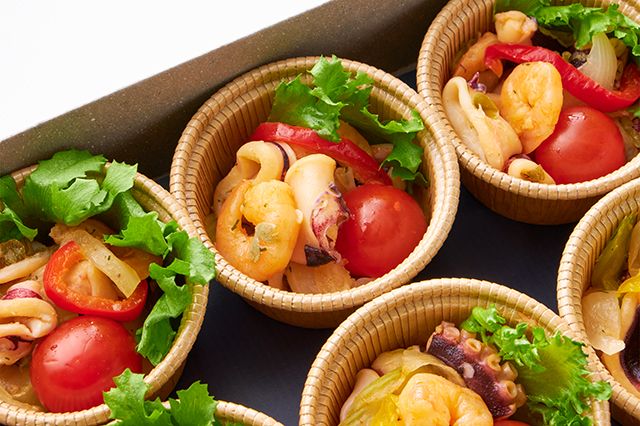 魚介と野菜のマリネ～ハーブの香り～