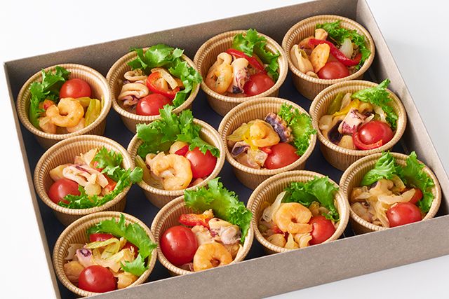 JINBO MINAMI AOYAMA ケータリング（名古屋店）-魚介と野菜のマリネ～ハーブの香り～