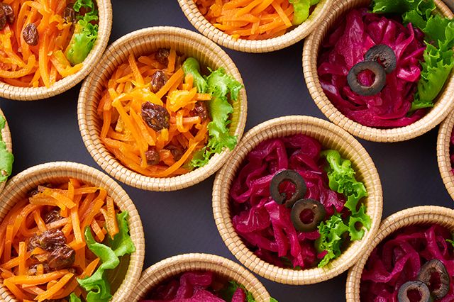 アンティパスト ミスト デュエ（紫キャベツのソッタチェーティ＆キャロットラペ）