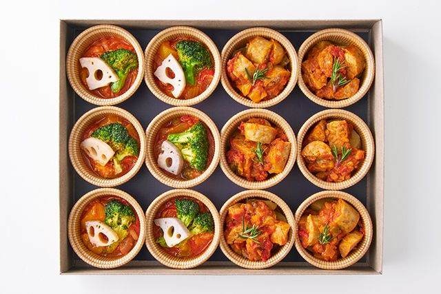 ポモドーロ ミスト（サルシッチャと野菜のトマト煮込み＆農園野菜のラタトゥイユ）