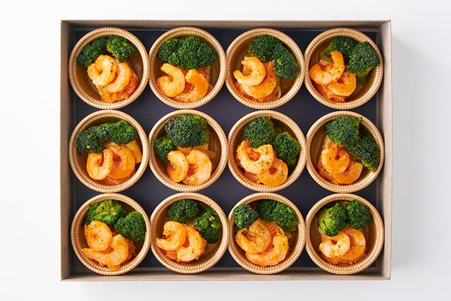 えびのオーロラソースとなめらか焼きマッシュポテト