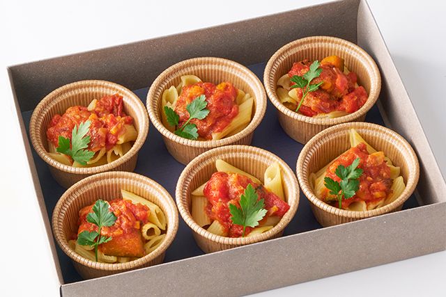 自家製生パスタ 農園野菜のオルトラーナソース