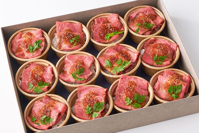 JINBO MINAMI AOYAMA ケータリング（名古屋店）-国産牛ローストビーフのミニライスボウル