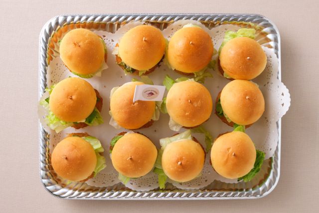 ミニ海老カツバーガー