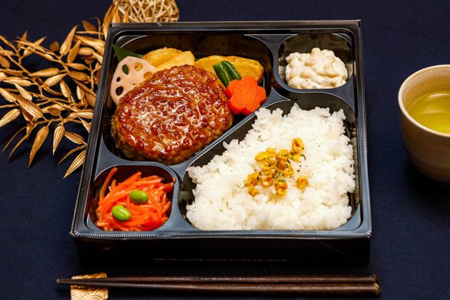 仕出しろっかん-黒トリュフ醤油ハンバーグ