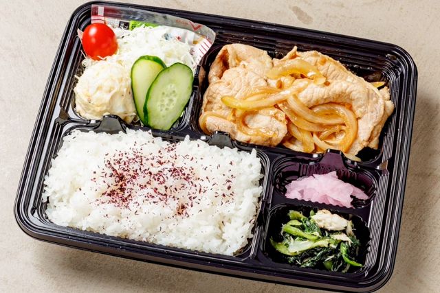 弁当屋くるり-豚の生姜焼き弁当