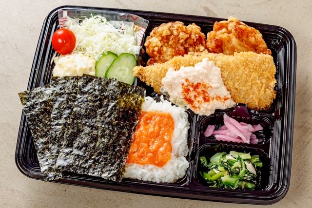 弁当屋くるり-明太のり弁当