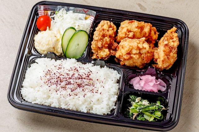 弁当屋くるり-鶏の唐揚げ弁当（4個入）