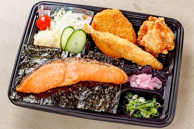 弁当屋くるり-鮭のりスペシャル弁当