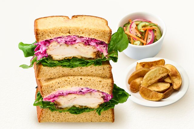 完全栄養のクラフトサンドイッチ専門店 | BASE Sand（ベースサンド）-【デリセット】カリフォルニア風オレンジチキンサンド