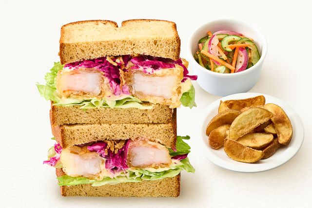 完全栄養のクラフトサンドイッチ専門店 | BASE Sand（ベースサンド）-【デリセット】エビマヨサンド