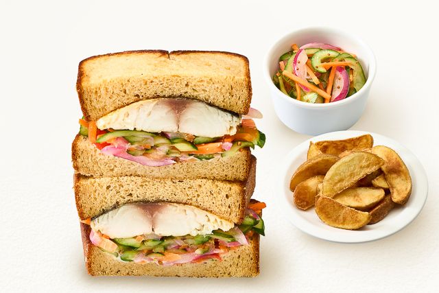 完全栄養のクラフトサンドイッチ専門店 | BASE Sand（ベースサンド）-【デリセット】サバのバインミー風サンド