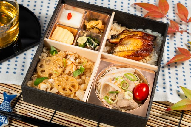 鰻と穴子「ひな乃屋」（久留米店）-【熨斗対応可】鯛めしと鰻の合盛り御膳