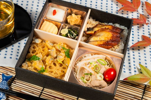 鰻と穴子「ひな乃屋」（久留米店）-【熨斗対応可】深川飯と鰻の合盛り御膳