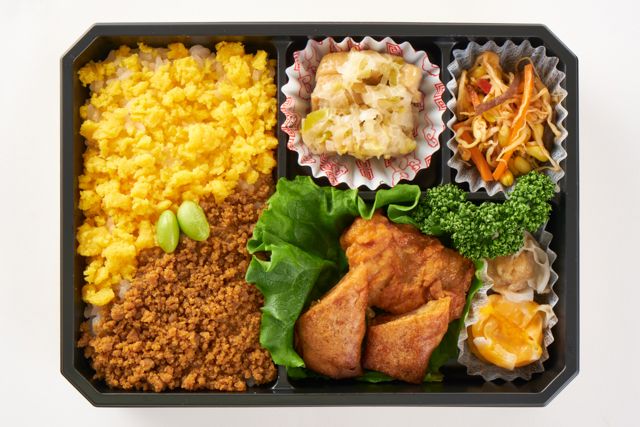 青山チャイナキッチン（東京店）-蒸し鶏葱ソース＆2色ごはんのチャイナBOX