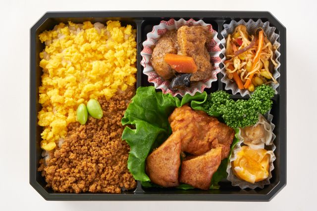 青山チャイナキッチン（岩槻店）-牛肉の黒胡椒炒め＆2色ごはんのチャイナBOX