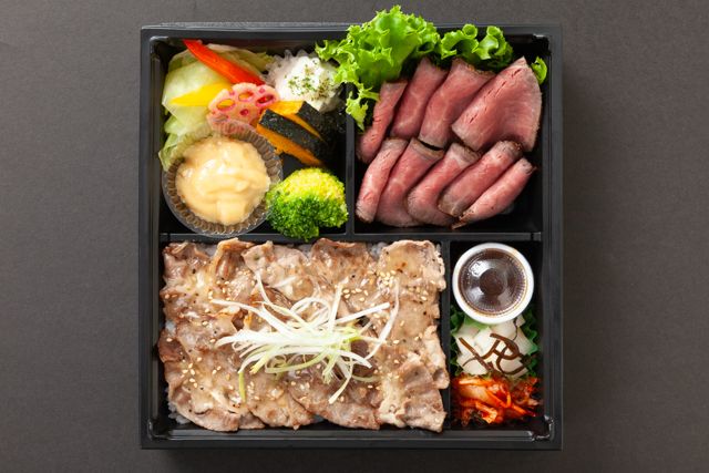 焼肉 ゑびす-広島牛ローストビーフとコウネめし御膳
