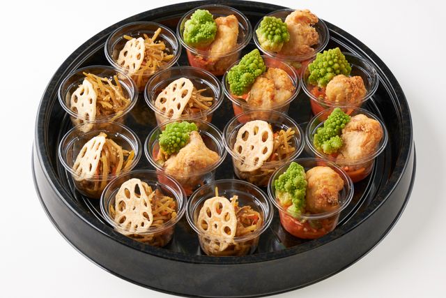 カネ吉山本 オードブル（東京店）-鶏むね肉唐揚げ＆きんぴらごぼう