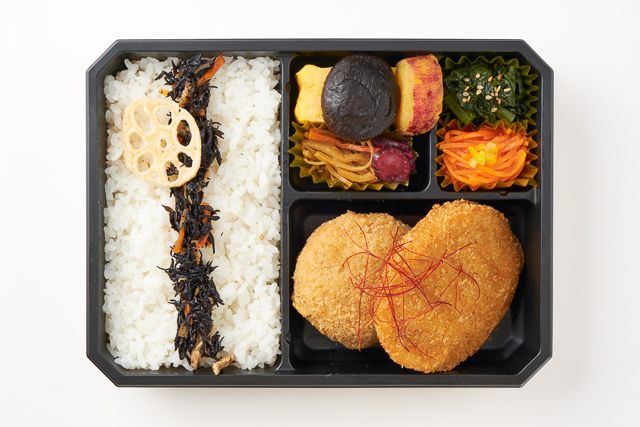 ころっち（東京店）-和牛ミンチカツ & 国産野菜ビーフコロッケの贅沢弁当【お茶付】