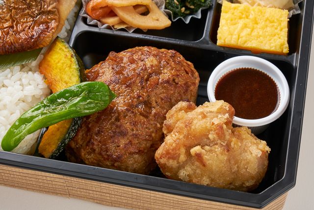 旬菜 琥珀 -kohaku-（東京店）-珀 -旨味ハンバーグと国産さば塩焼き 選べるソース-