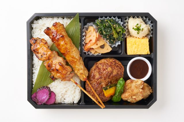 旬菜 琥珀 -kohaku-（東京店）-珀 -旨味ハンバーグと2種の焼き鳥 選べるソース-