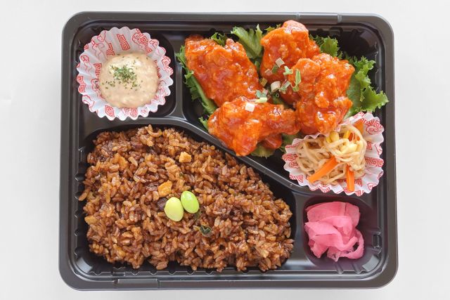 中華 口福楼（東京店）-【チャーハン】口福楼の唐揚げチリソース弁当