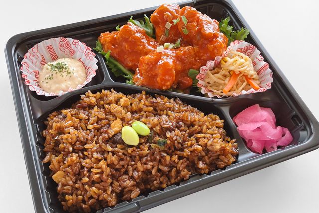 中華 口福楼（東京店）-【チャーハン】口福楼の唐揚げチリソース弁当