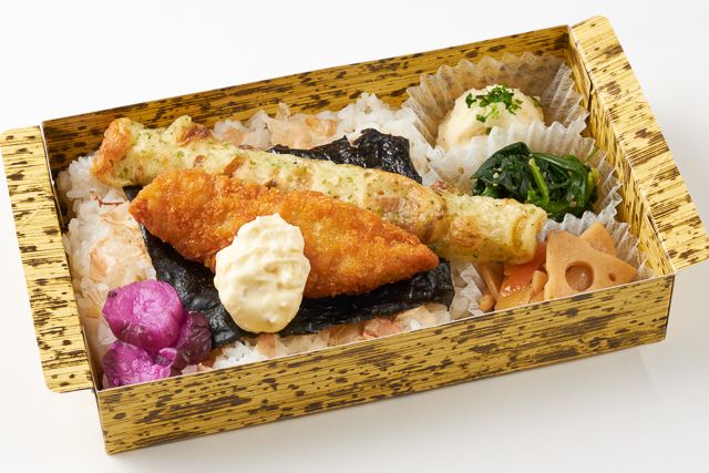 旬菜 琥珀 -kohaku-（岩槻店）-彩 -白身魚のフライと和菜-