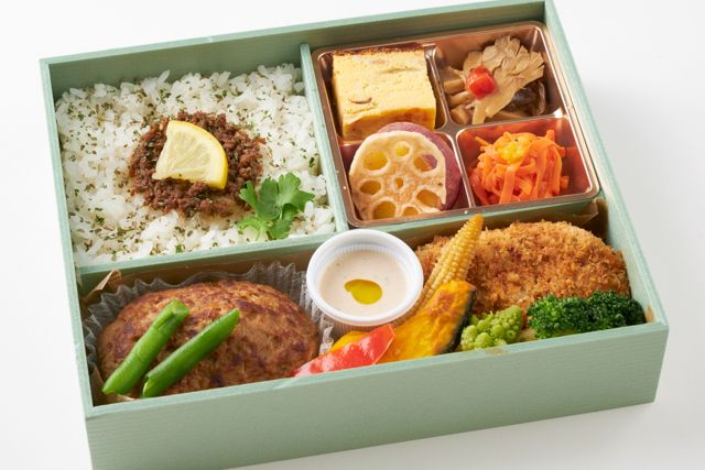 TABLE MOTHER（東京店）-【雫】白身魚香草パン粉焼き＆ハンバーグ～トリュフソース～