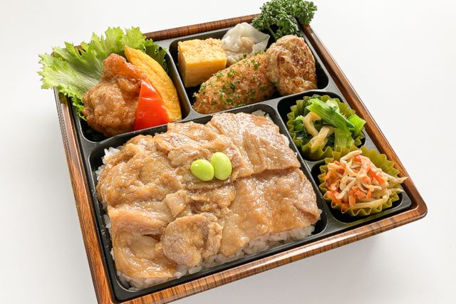 KURA-SHINO kitchen（東京店）-【お茶なし】かさね-もち豚のしょうが焼き-