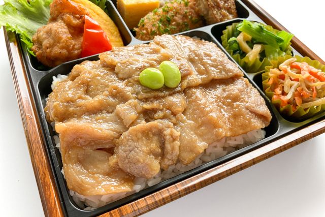 KURA-SHINO kitchen（岩槻店）-【お茶なし】かさね-もち豚のしょうが焼き-
