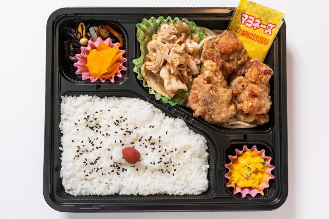 味いち-唐揚げ焼肉弁当