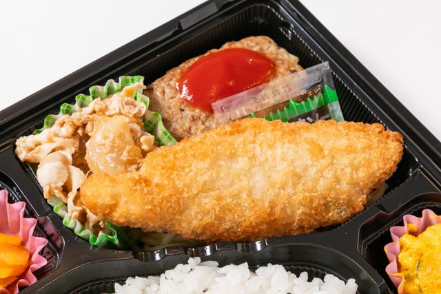 味いち-ハンバーグ焼肉弁当