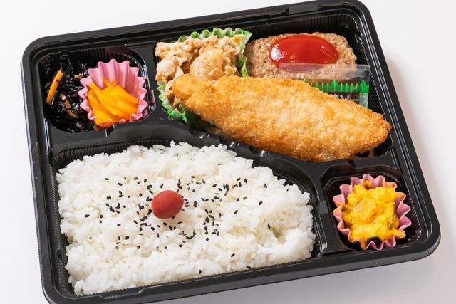 味いち-ハンバーグ焼肉弁当