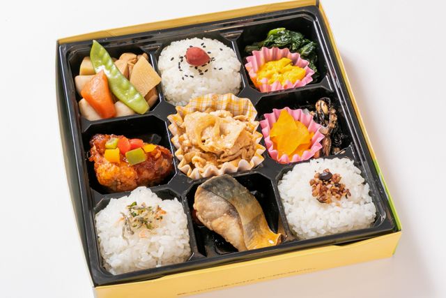 味いち-彩り9升生姜焼き弁当