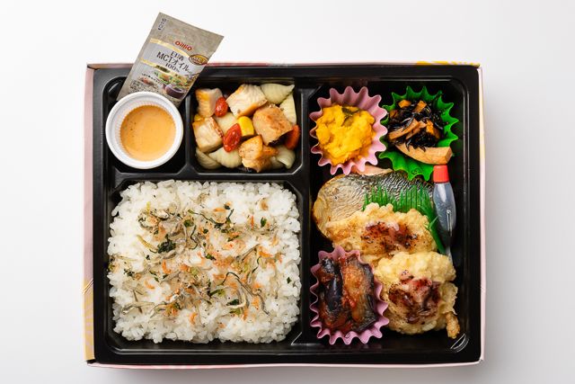 味いち健美-スーパーフード＆MCTオイル【GABAとたんぱく質が摂れる】梅鶏天・焼きサバ弁当