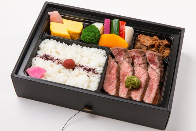 近江牛ステーキ弁当 八傳-【温まる】【1日100個限定】近江牛ステーキ びわこ御膳 【S】